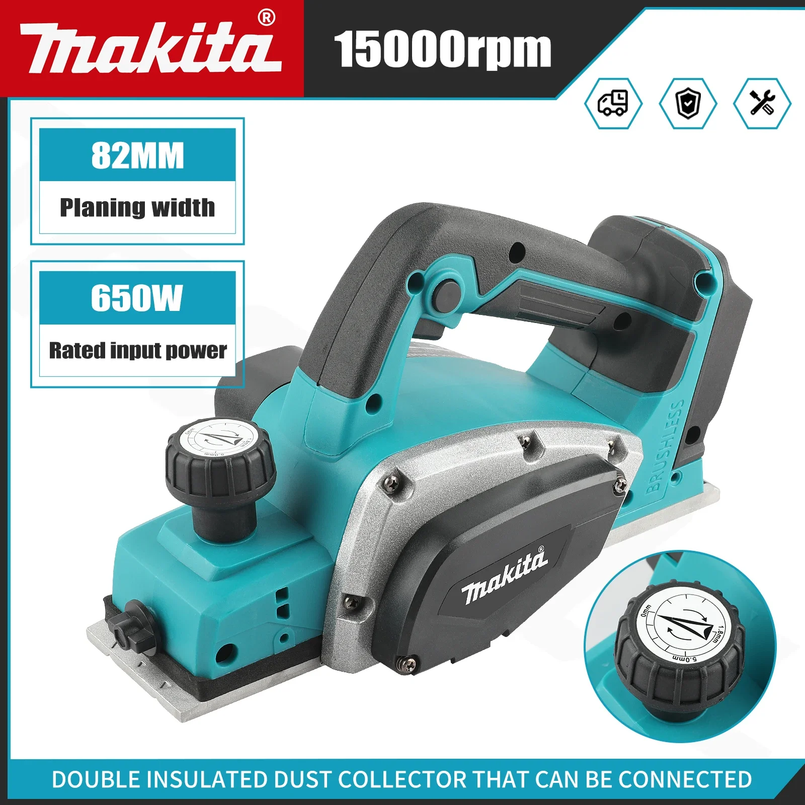 DKP180 Bürstenloser, kabellose – Planer Handheld Electric Bewertung und Preis